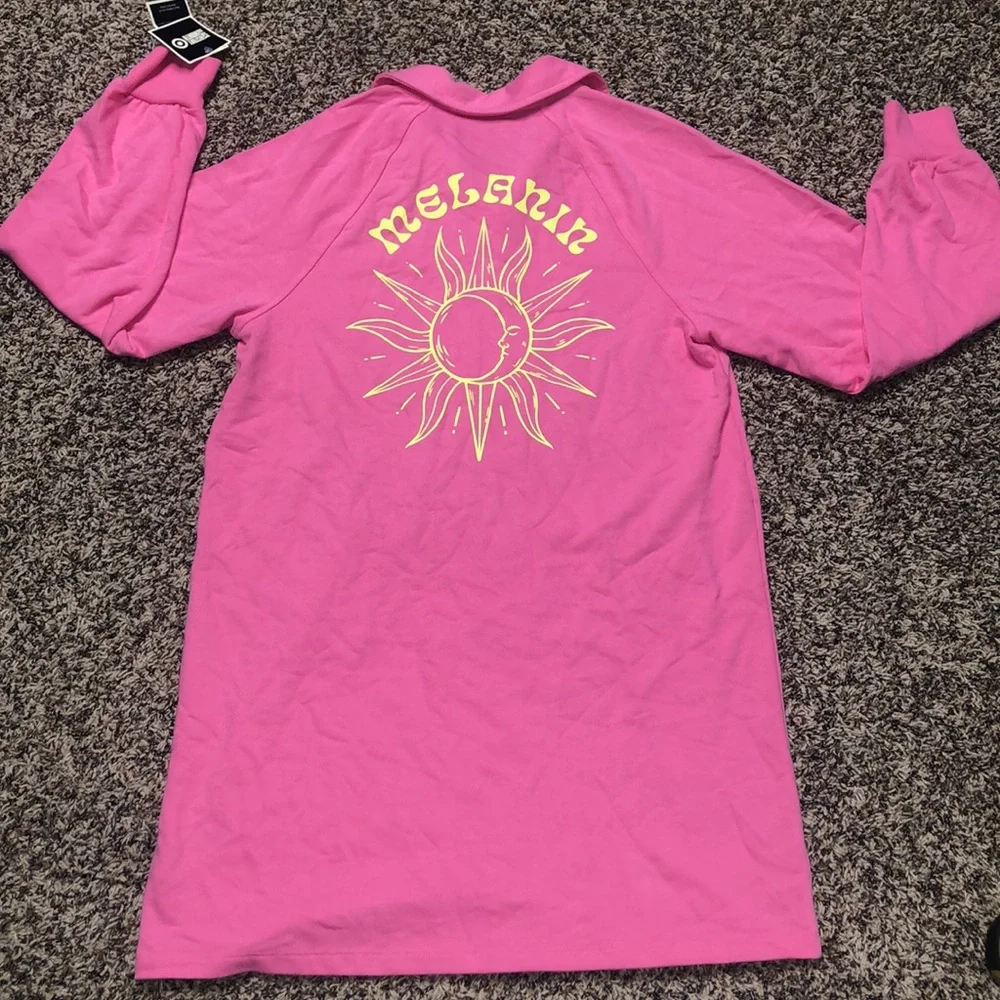 Target 🐠 Pink Unity Abundance Graphic Logo Tee Shirt Dress Size XS | NWT - Picture 4 of 7